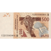 P119Aa Ivory Coast - 500 Francs Year 2012
